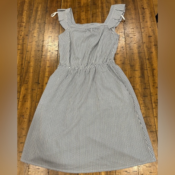 Monteau Los Angeles Dresses & Skirts - Monteau Los Angeles Blue and White Striped Mini Dress
